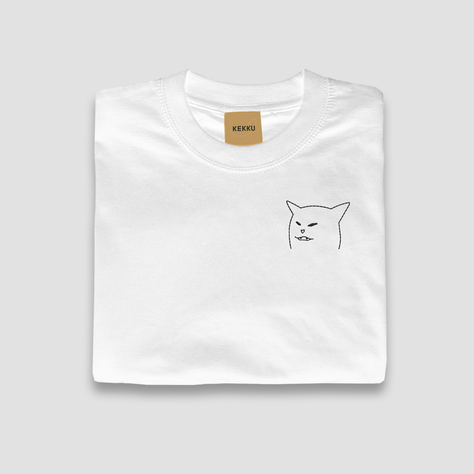 Face store cat shirt