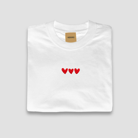 Three Little Hearts T-Shirt